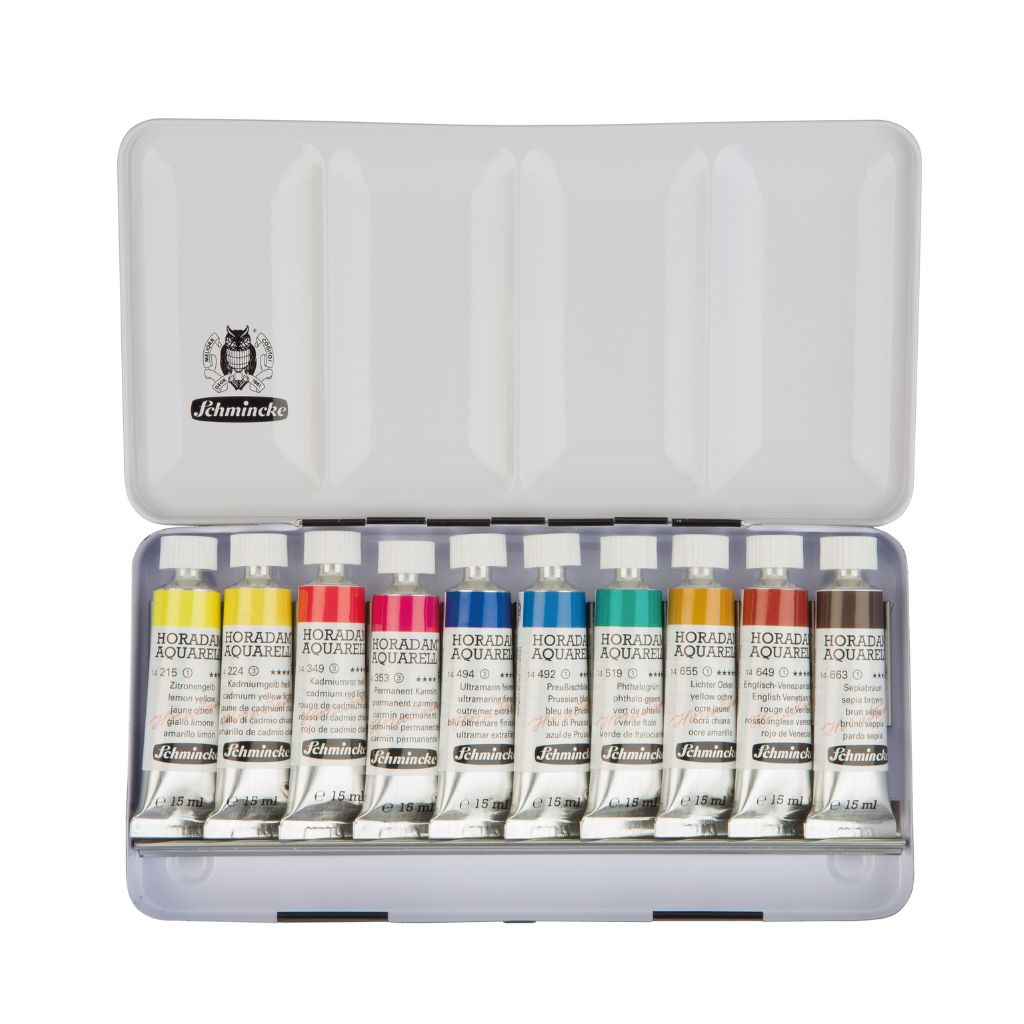 Schmincke Horadam Aquarell Set, 10x15ml