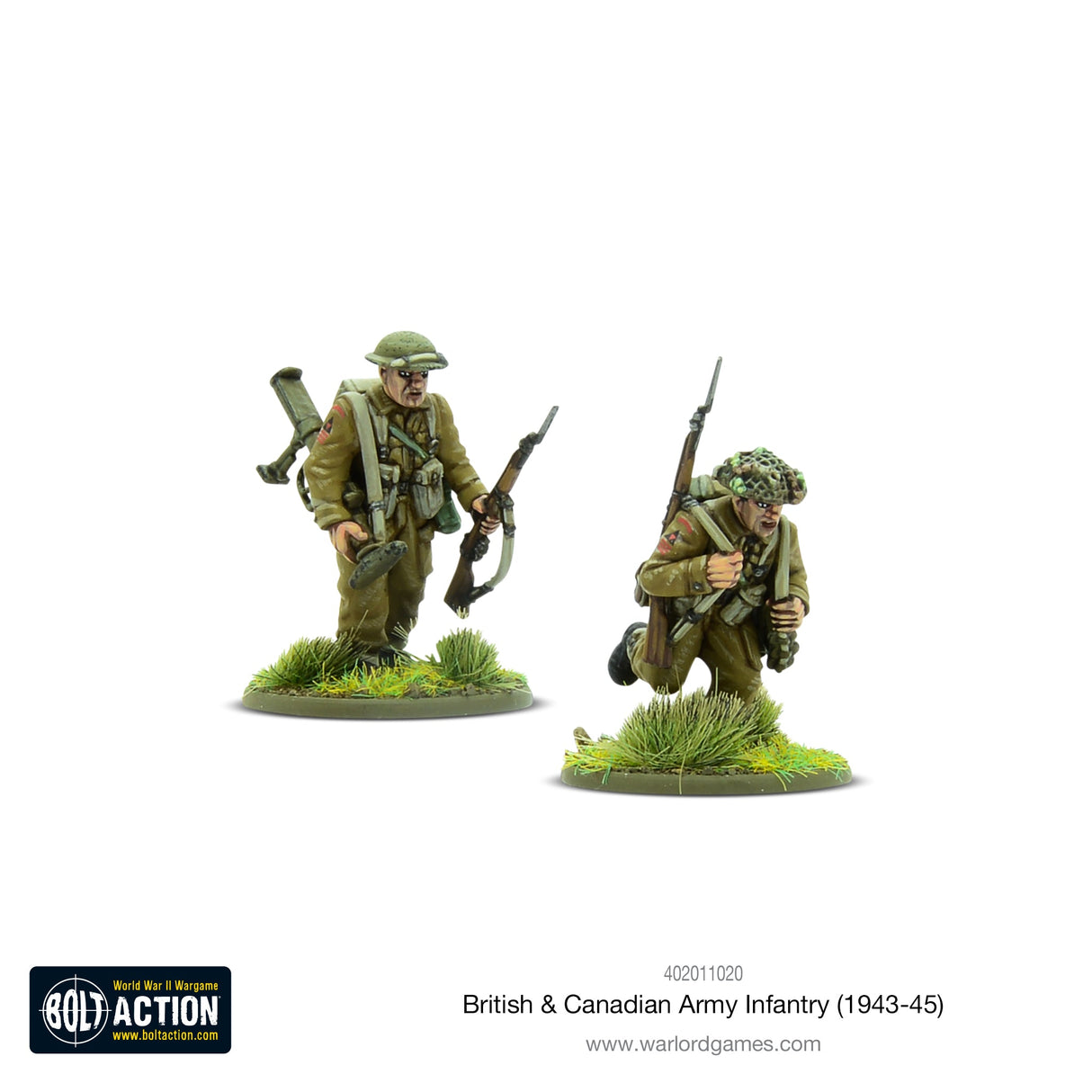 Warlord Games British & Canadian Army Infantry (1943-45) Scale Model