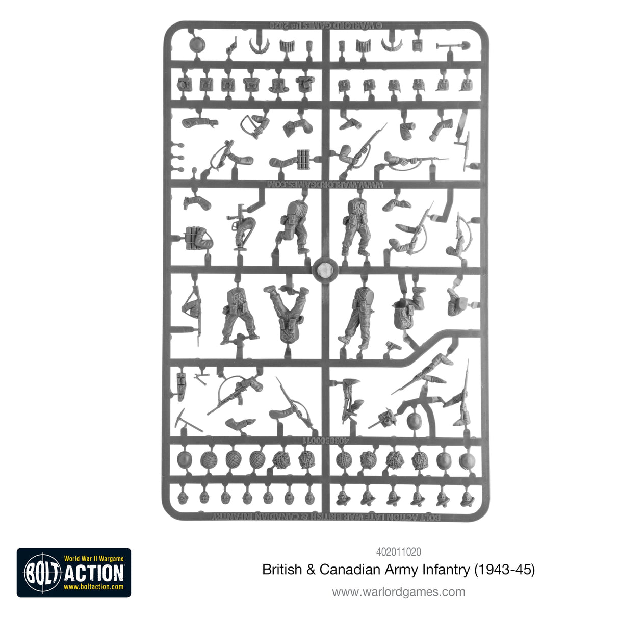 Warlord Games British & Canadian Army Infantry (1943-45) Scale Model