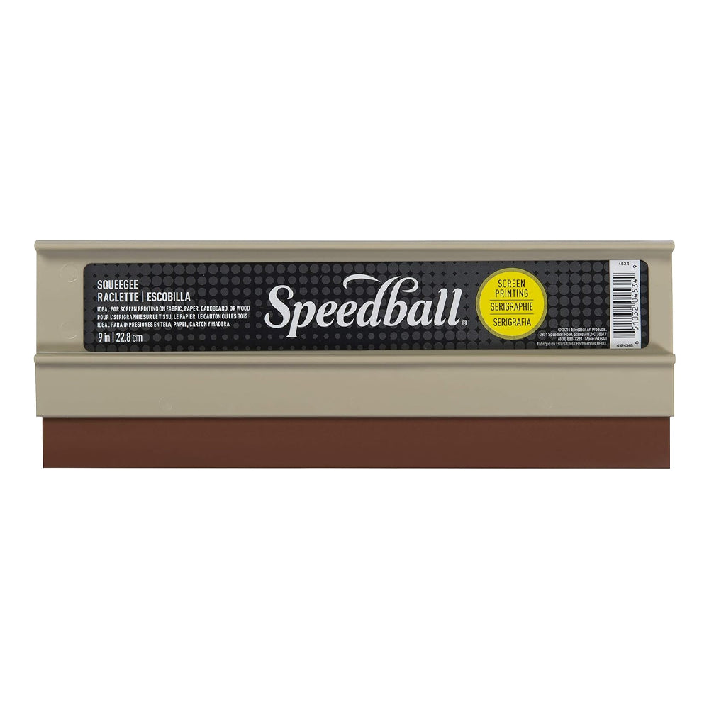 Speedball Fabric Squeegee with Beige Plastic Handle