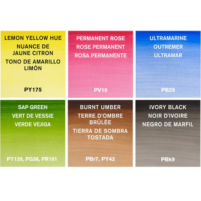 Winsor & Newton Cotman Tube Collection Set, 6x8 ml