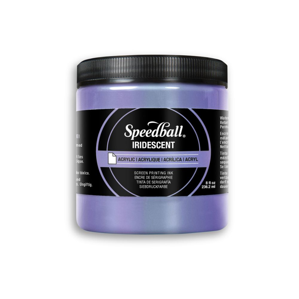Speedball Iridescent acrylic screen printing inks, 8 oz