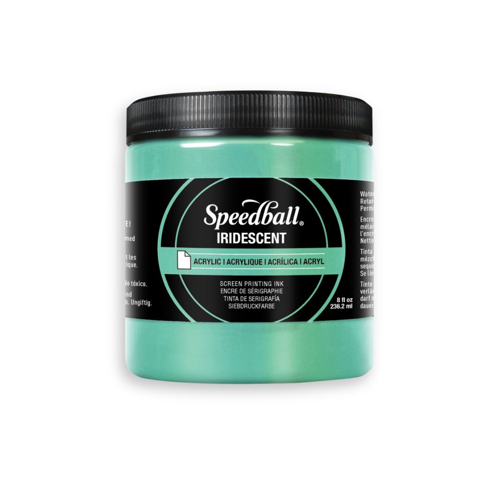 Speedball Iridescent acrylic screen printing inks, 8 oz