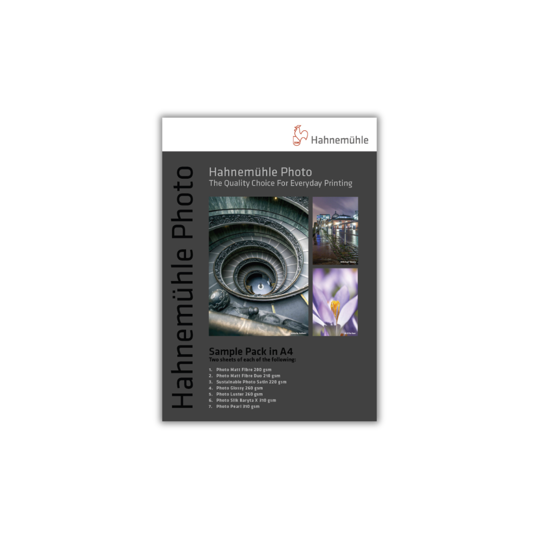 Hahnemühle Photo Sample Pack, 7 qualities, 14 sheets