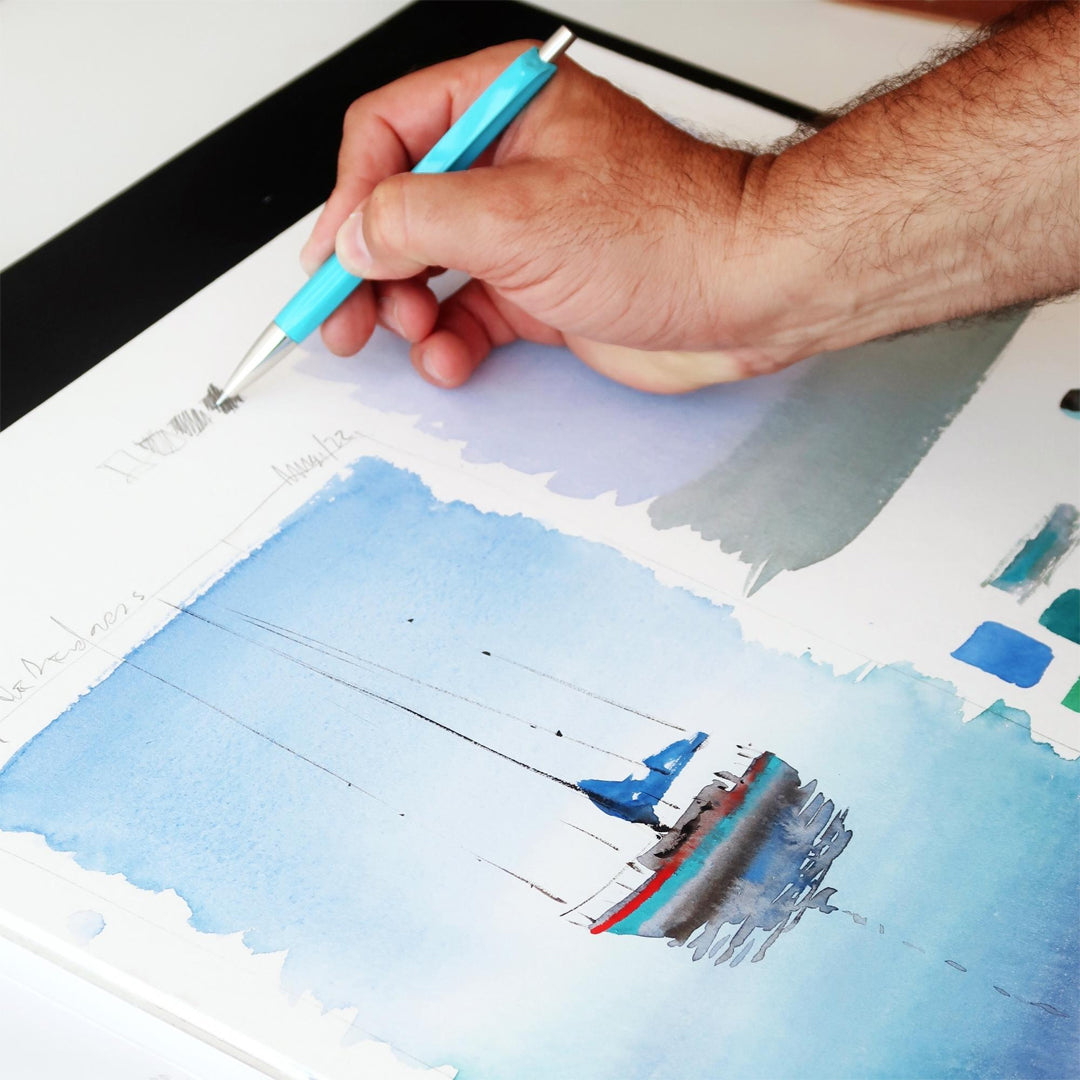 Hahnemühle Quattro Britannia Watercolour Paper Block, 30 Sheets, 300 gsm