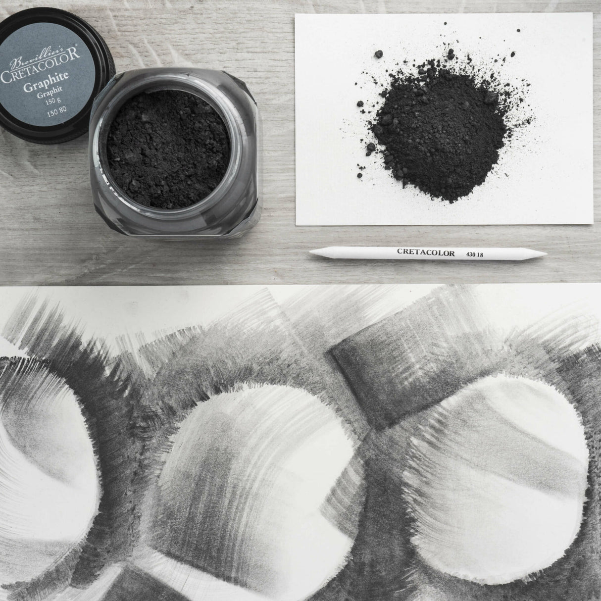 Cretacolor Graphite Powder, 150 g