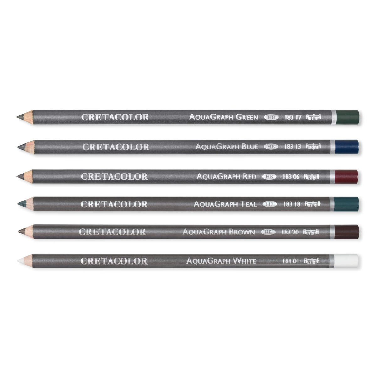 Cretacolor AquaGraph Colored Pencils Pocket Set, 6 pcs.