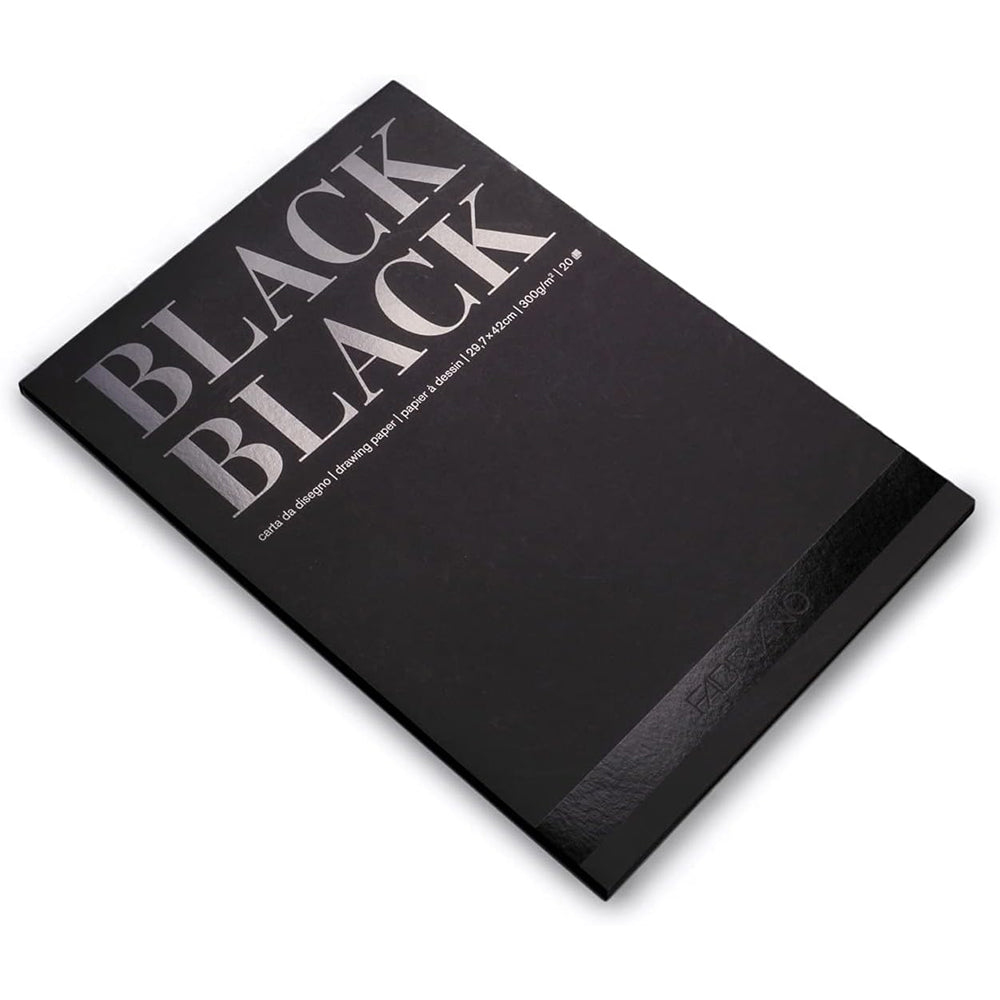 Fabriano BLACK BLACK Pad, 20 sheets, A3 format