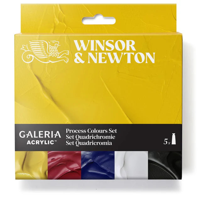 Winsor & Newton Galeria Process Acrylic Set, 5x60 ml