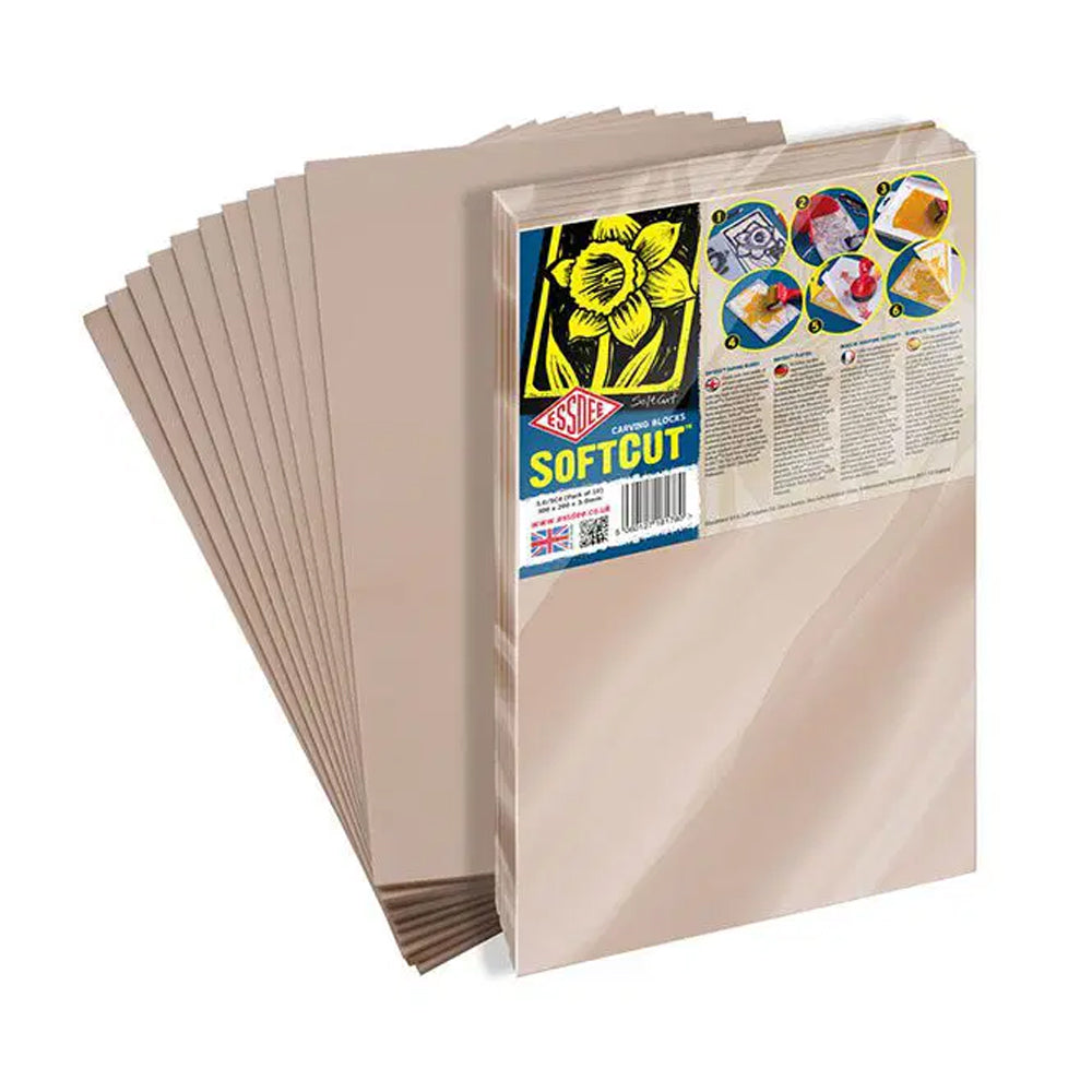 Essdee SoftCut Lino Set, 5 pcs., 3.0 mm thick