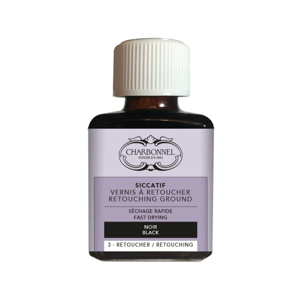Charbonnel Black Varnish for Retouching