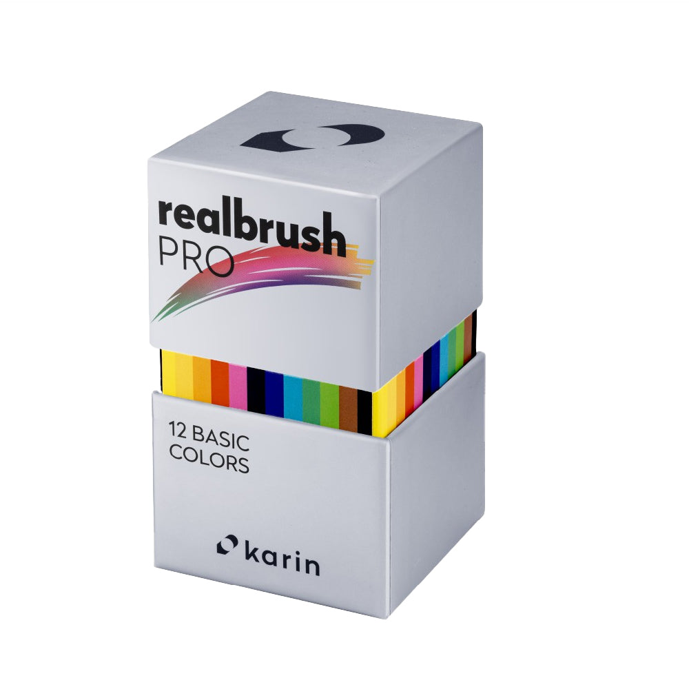 Karin Realbrush PRO Basic Markers Set | 12 colors