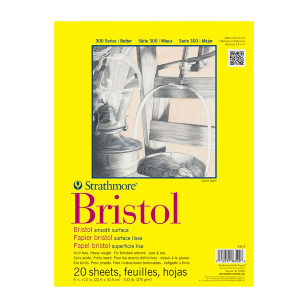 Strathmore Bristol Smooth popierius 22.9x30.50 cm, 270 gsm