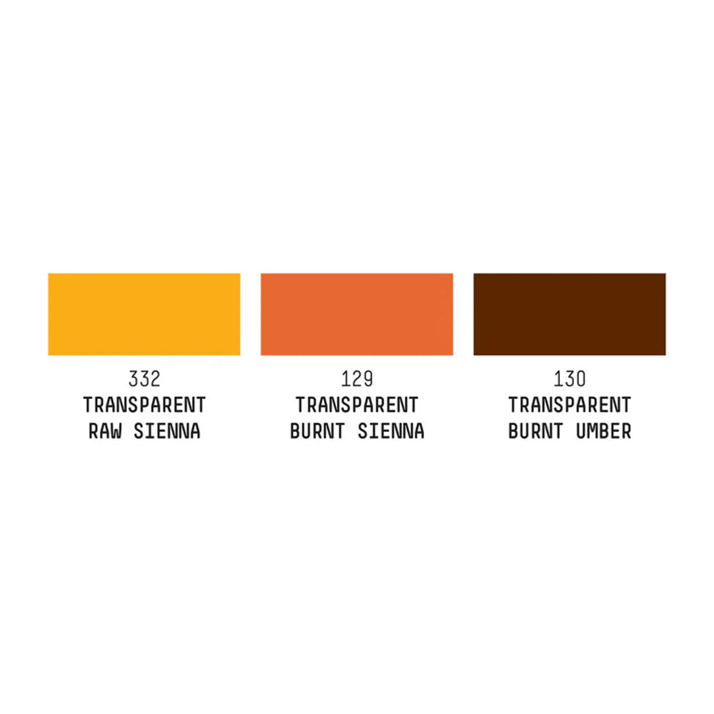 Liquitex Professional Acrylic Ink Transparents Set, 3x30 ml