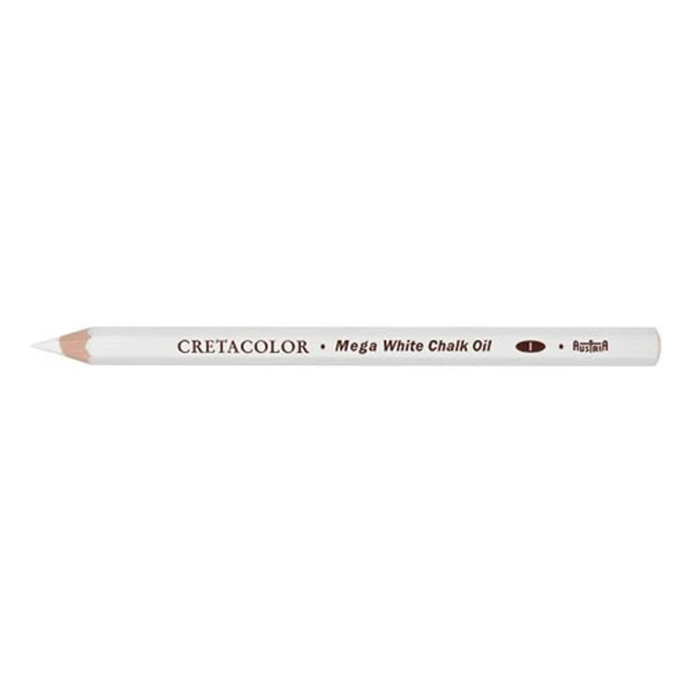 Cretacolor Mega Artist Oil Pencil - White Soft
