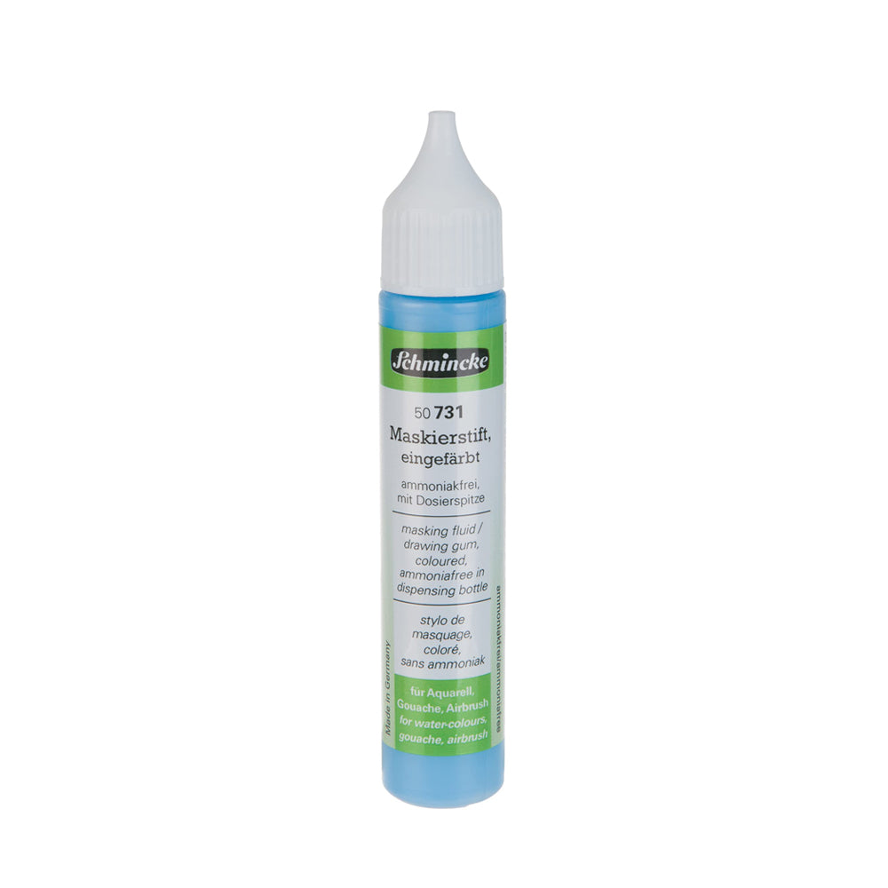 Schmincke Masking Fluid - Drawing Gum, Blue Colour