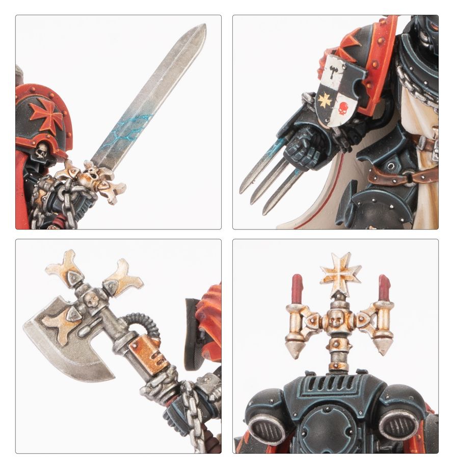 Warhammer 40,000 Combat Patrol: Black Templars Miniature Set