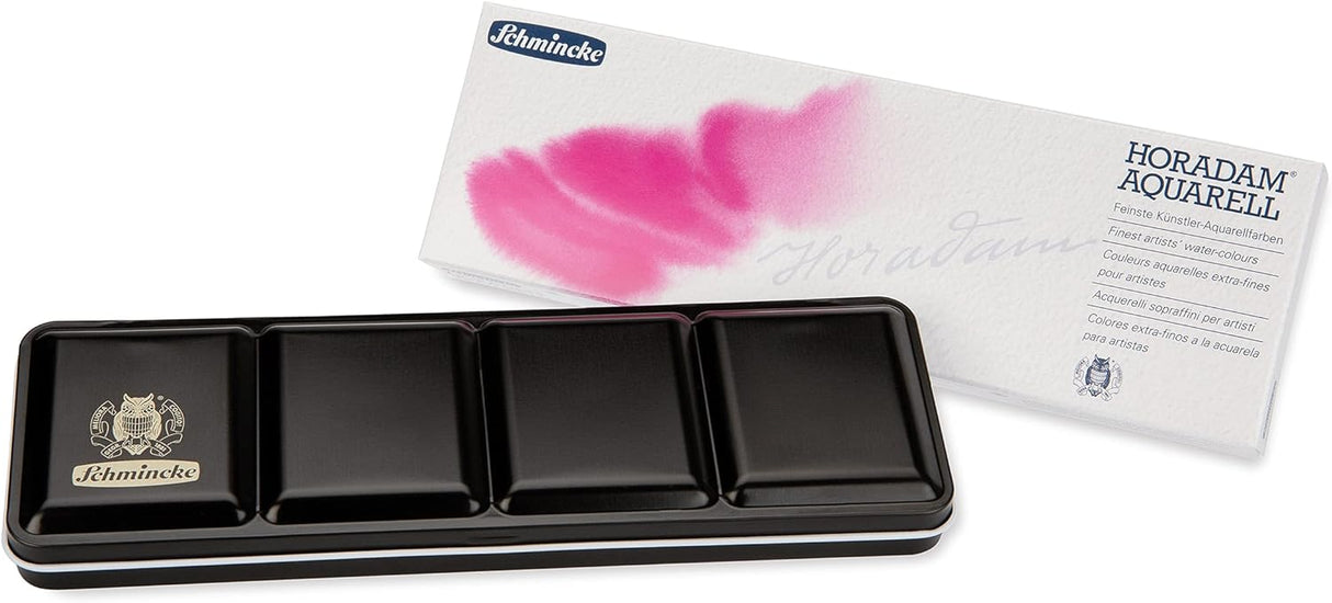 Schmincke Horadam Aquarell Set in a Metal Box, 12 colours, Full-Pan