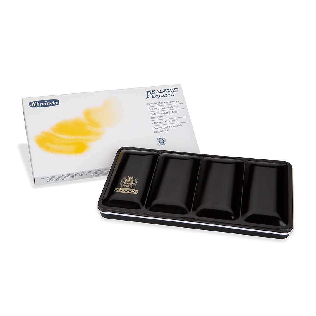 Schmincke Akademie Watercolour set, 24 Colours, Full-Pan