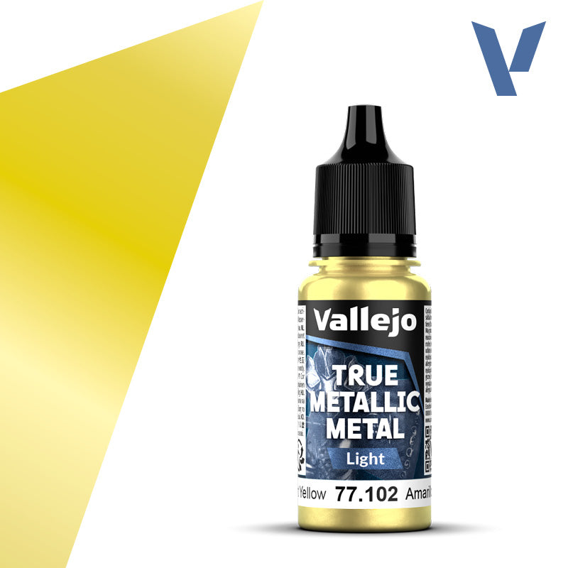 Vallejo True Metallic Metal Acrylic Paint - Light