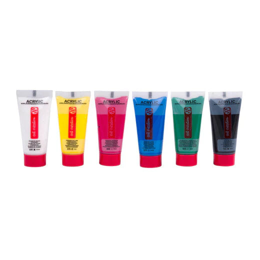 Talens Art Creation Acrylic Paint Set Primary, 6x12 ml