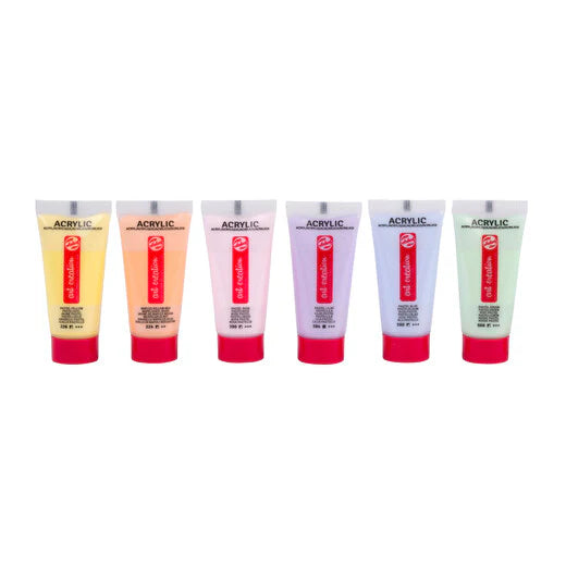 Talens Art Creation Acrylic Paint Set Pastel, 6x12 ml