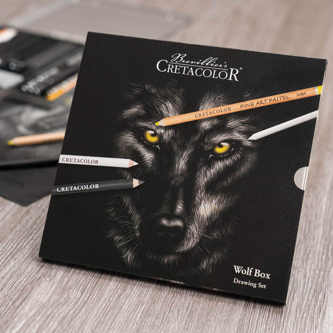 Cretacolor Wolf Box Drawing Set, 25 pcs.