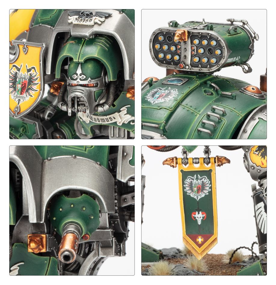 Warhammer 40,000 Imperial Knights: Knight Questoris Miniature Assembly Set