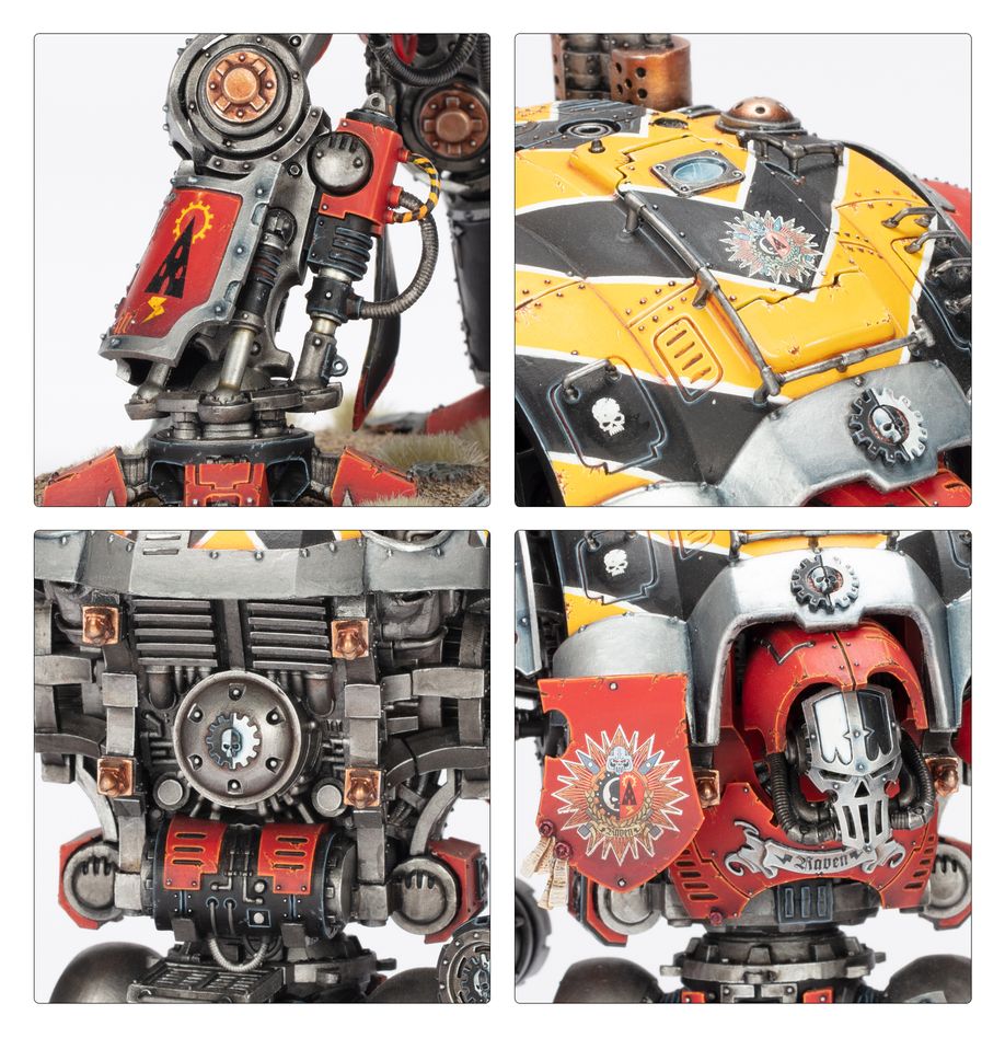 Warhammer 40,000 Imperial Knights: Knight Questoris Miniature Assembly Set
