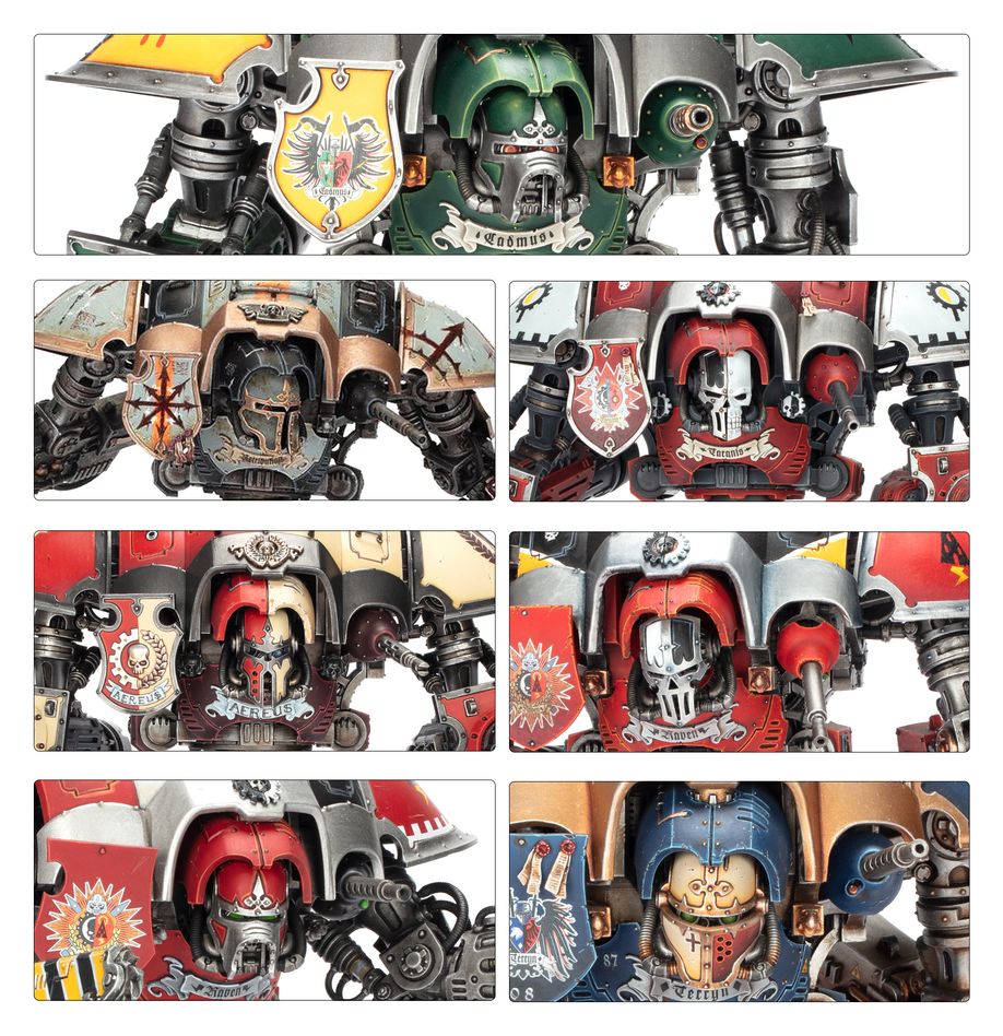Warhammer 40,000 Imperial Knights: Knight Questoris Miniature Assembly Set