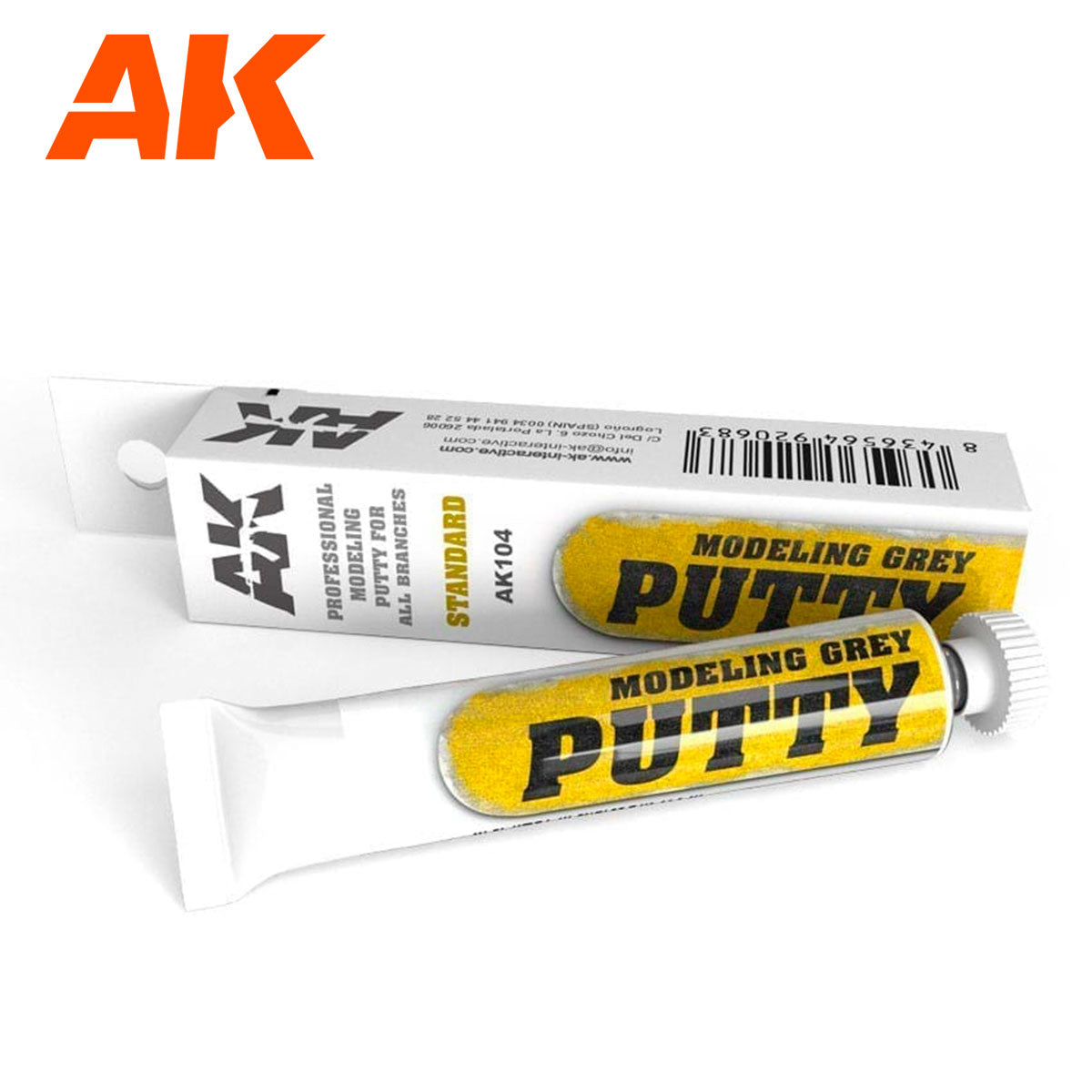 AK Interactive Modelling Grey Putty, 20 ml