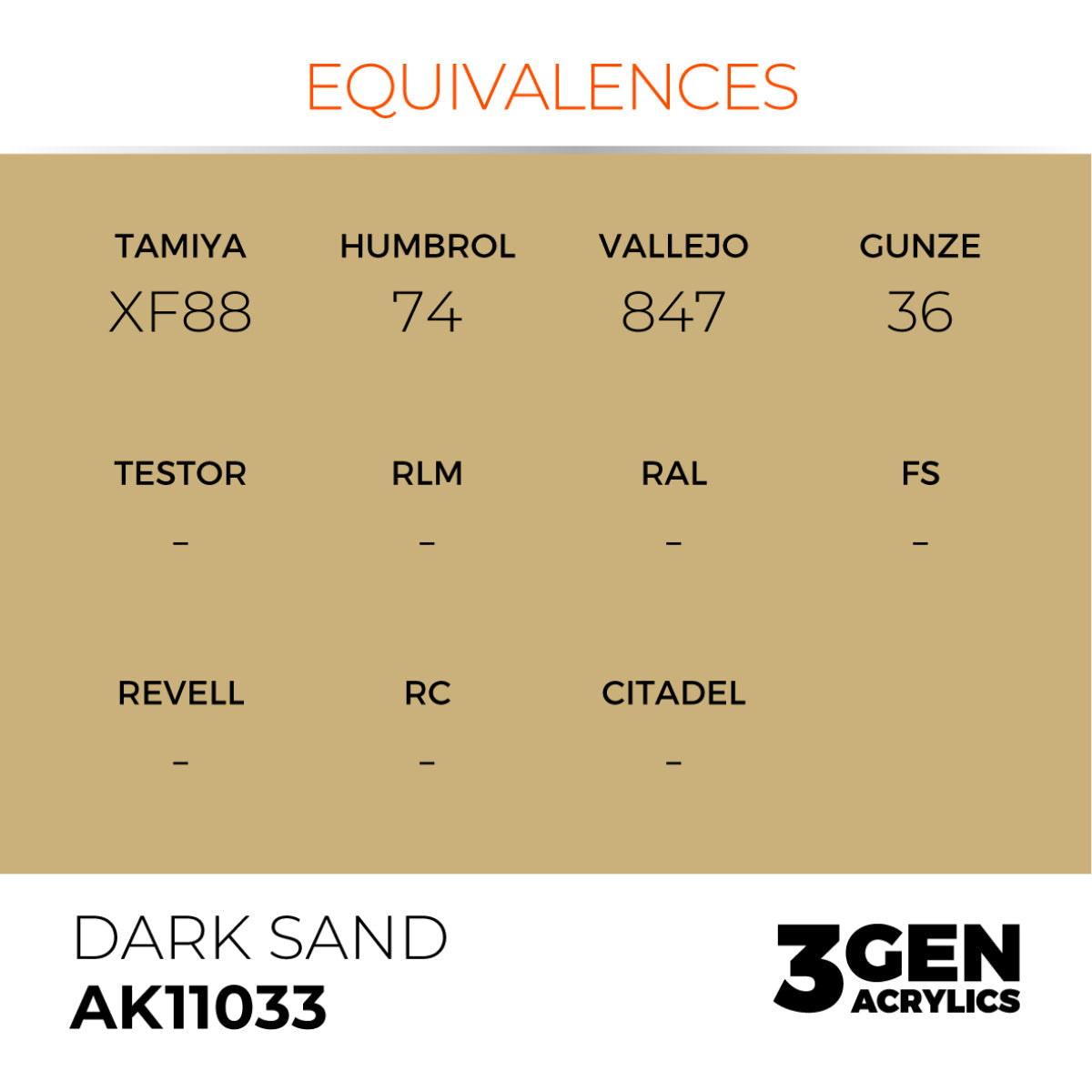 AK Interactive 3GEN Acrylic Paint, colours 1-73 (part 1/3)