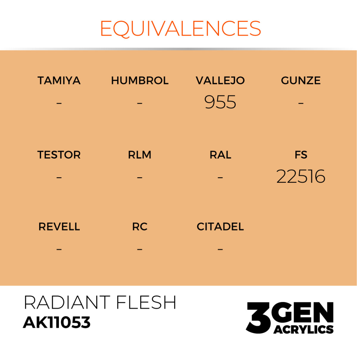 AK Interactive 3GEN Acrylic Paint, colours 1-73 (part 1/3)