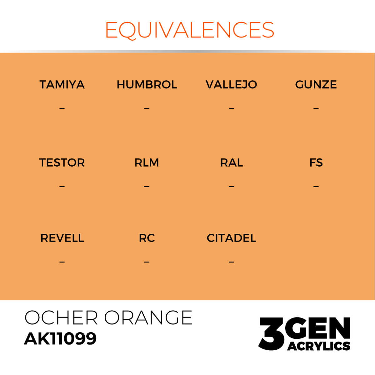 AK Interactive 3GEN Acrylic Paint, colours 74-146 (part 2/3)
