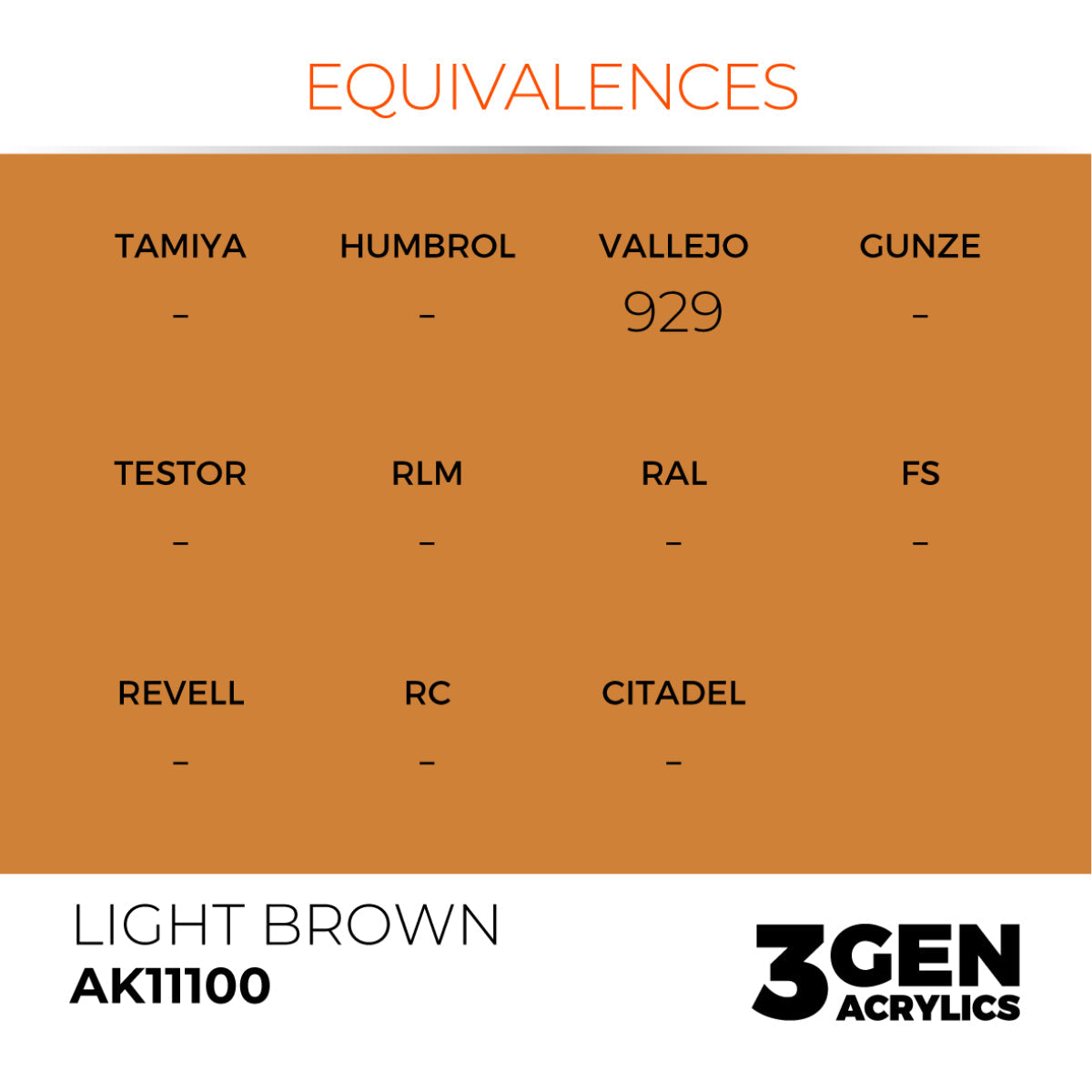 AK Interactive 3GEN Acrylic Paint, colours 74-146 (part 2/3)