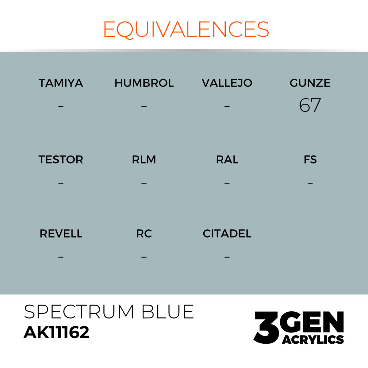 AK Interactive 3GEN Acrylic Paint, colours 147-231 (part 3/3)