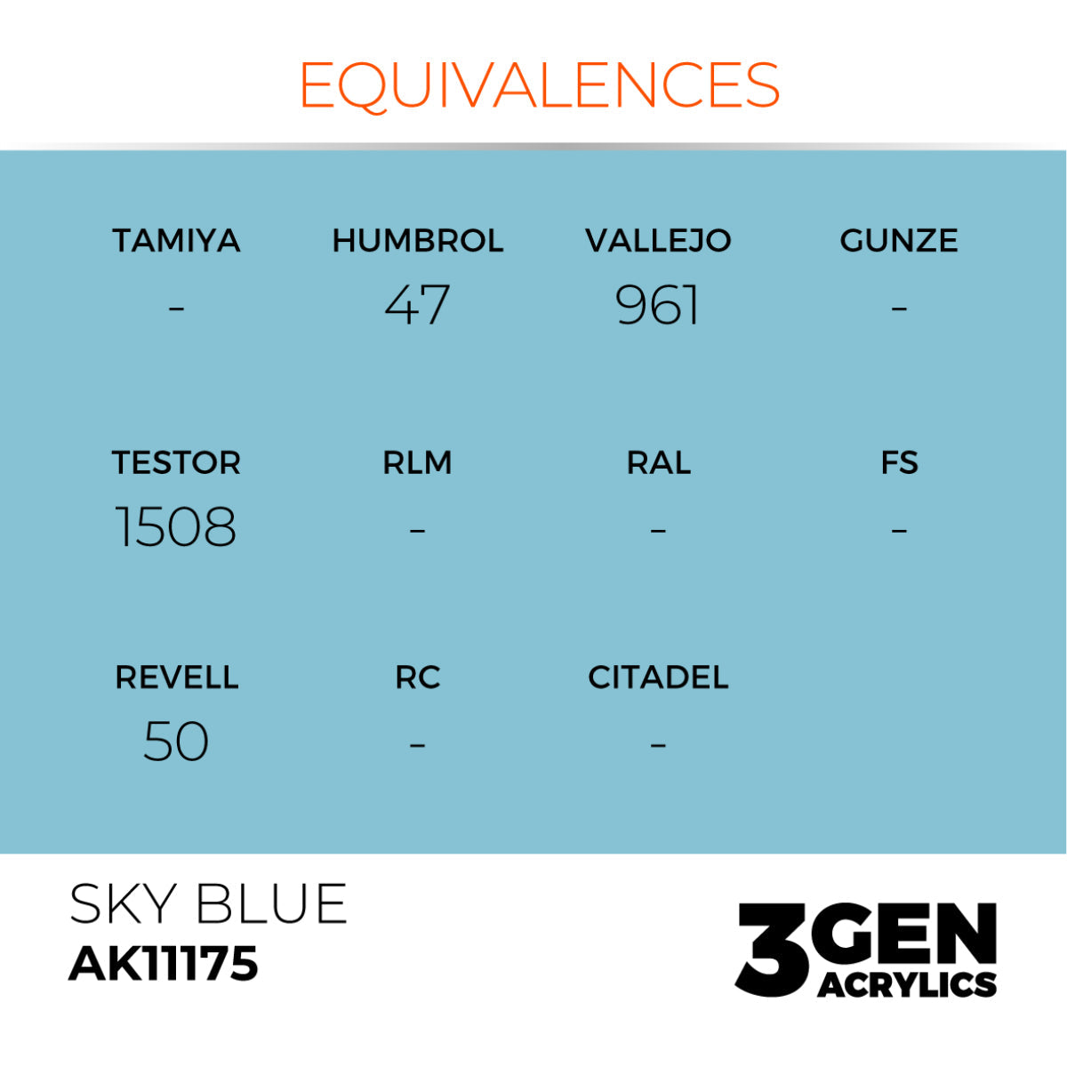 AK Interactive 3GEN Acrylic Paint, colours 147-231 (part 3/3)