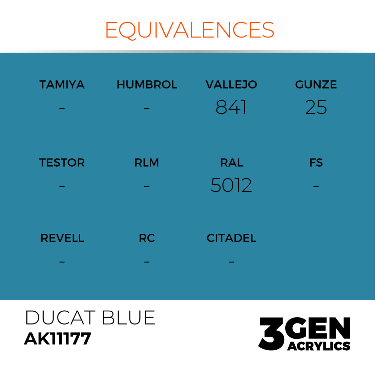 AK Interactive 3GEN Acrylic Paint, colours 147-231 (part 3/3)