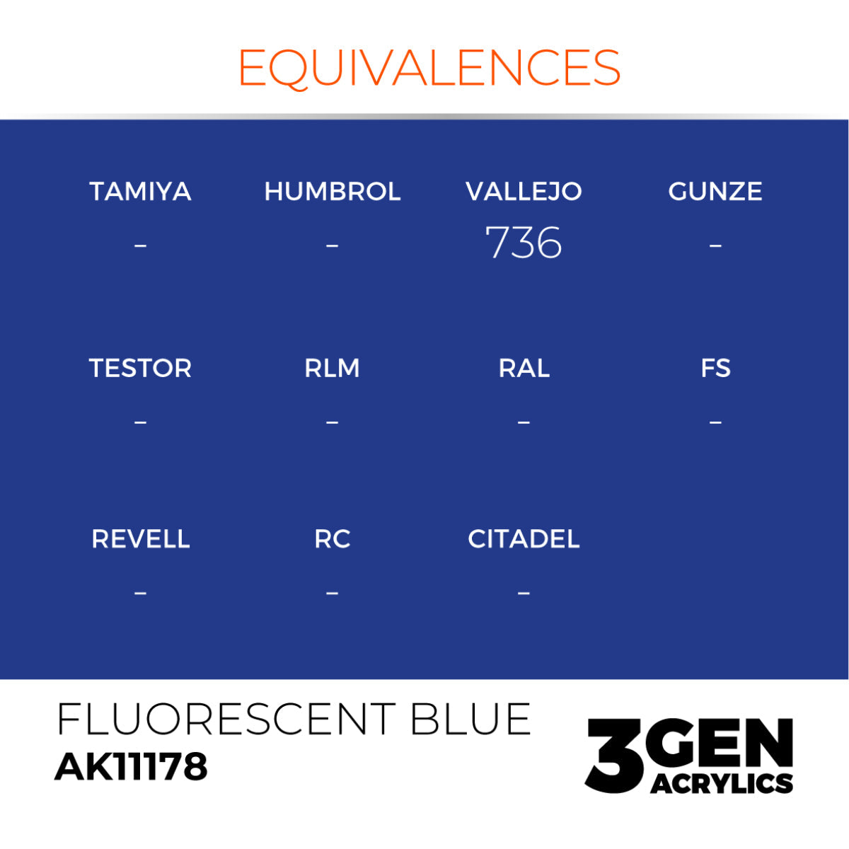 AK Interactive 3GEN Acrylic Paint, colours 147-231 (part 3/3)