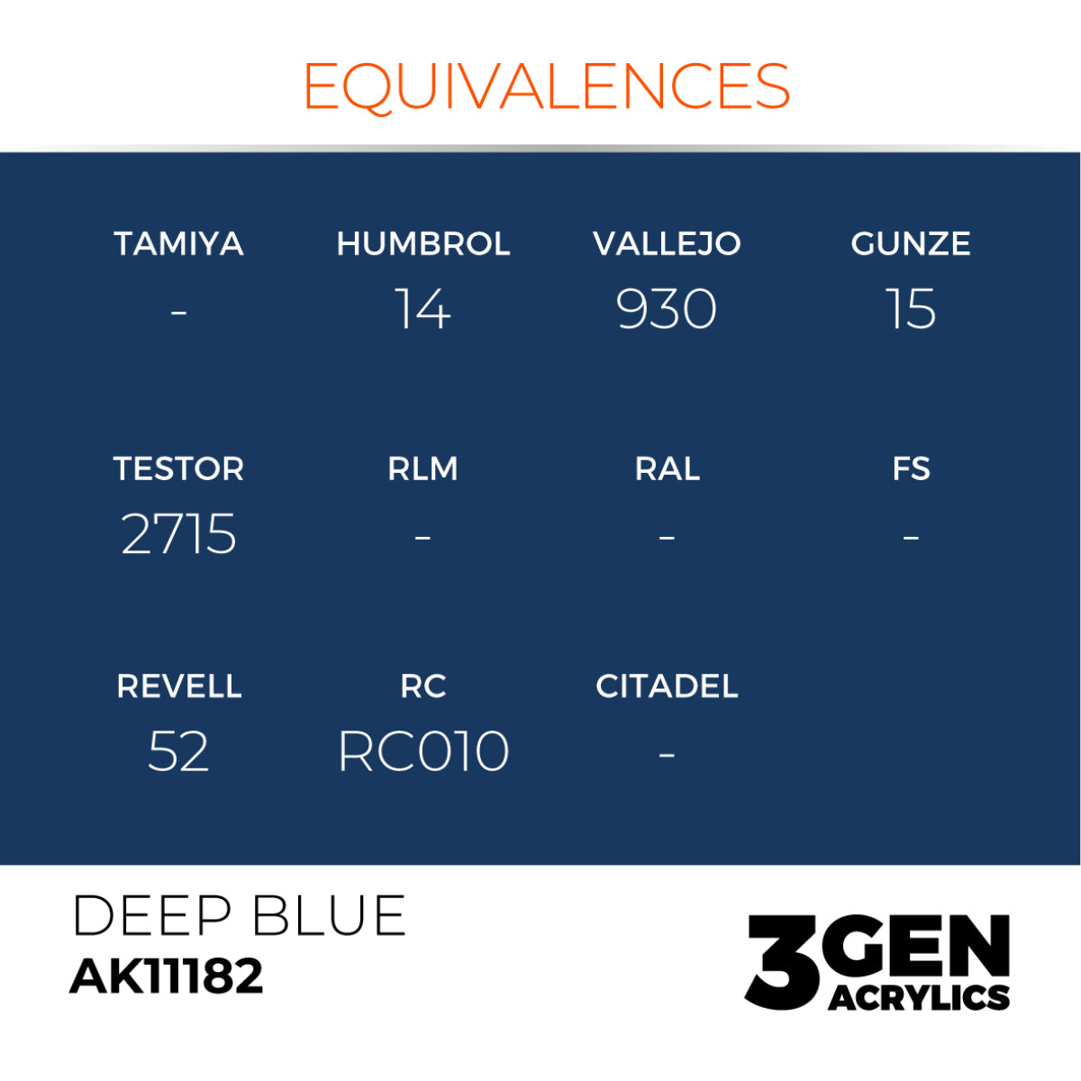 AK Interactive 3GEN Acrylic Paint, colours 147-231 (part 3/3)