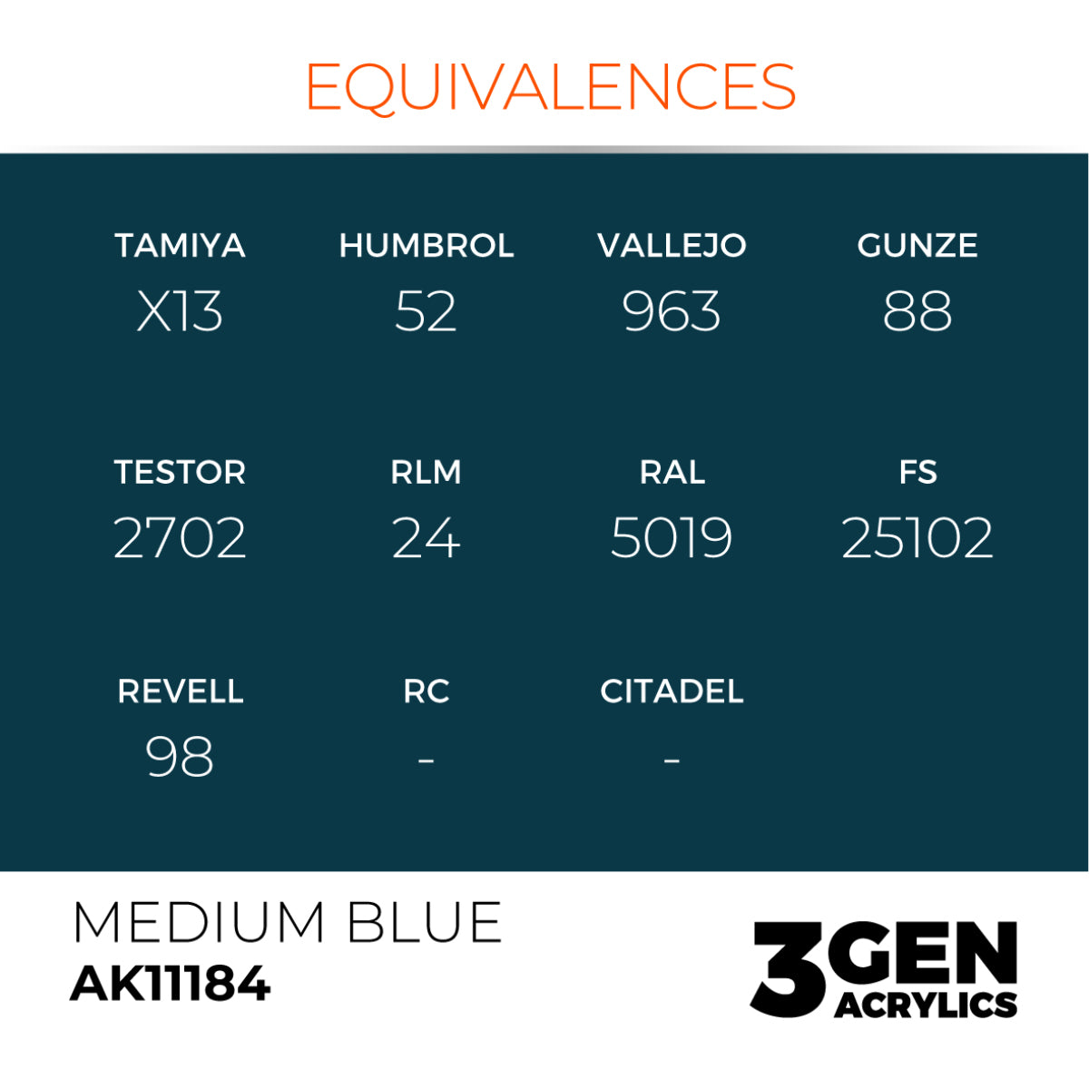 AK Interactive 3GEN Acrylic Paint, colours 147-231 (part 3/3)
