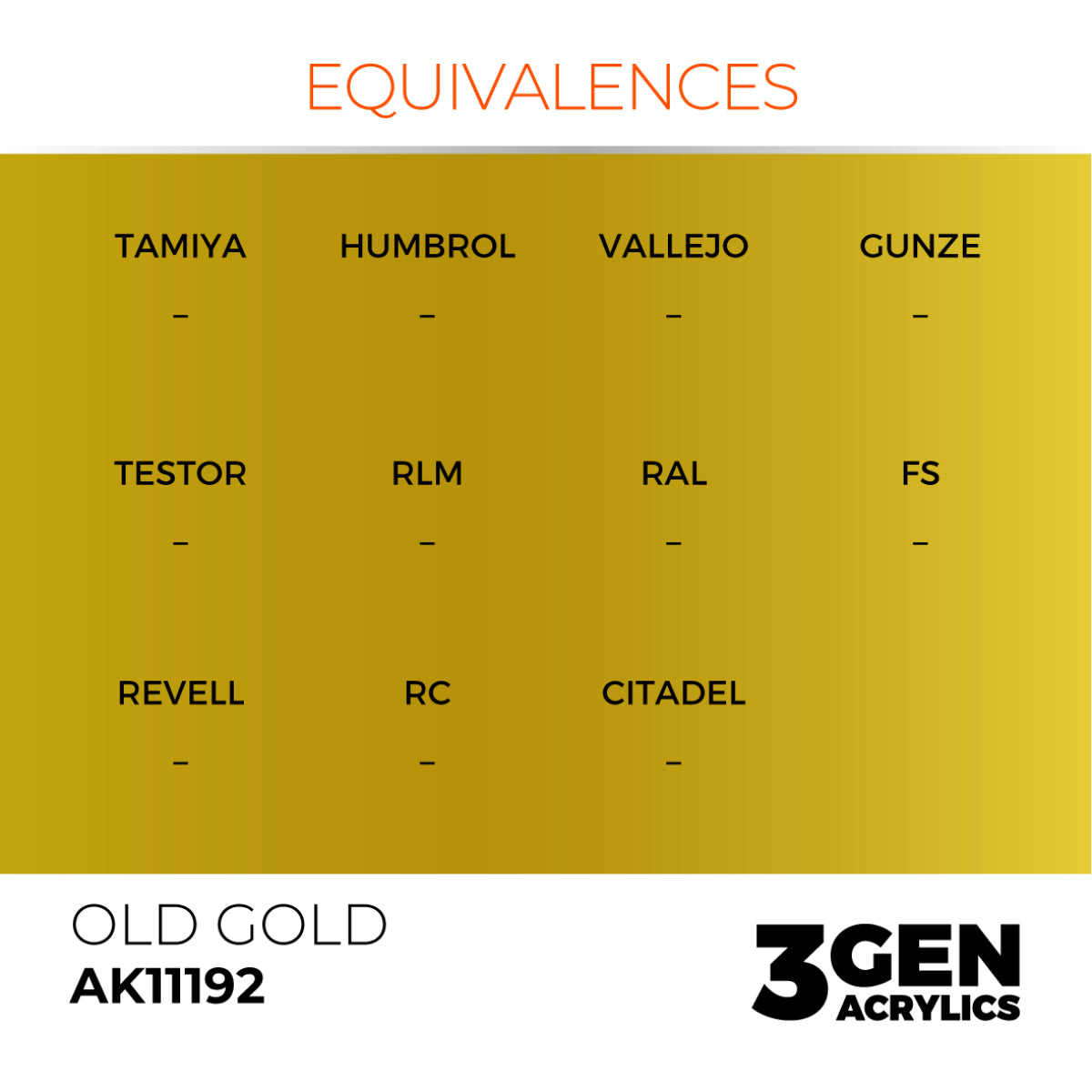AK Interactive 3GEN Acrylic Paint, colours 147-231 (part 3/3)