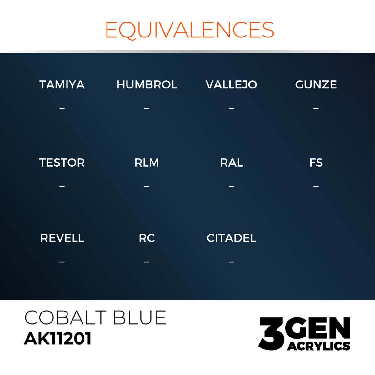AK Interactive 3GEN Acrylic Paint, colours 147-231 (part 3/3)