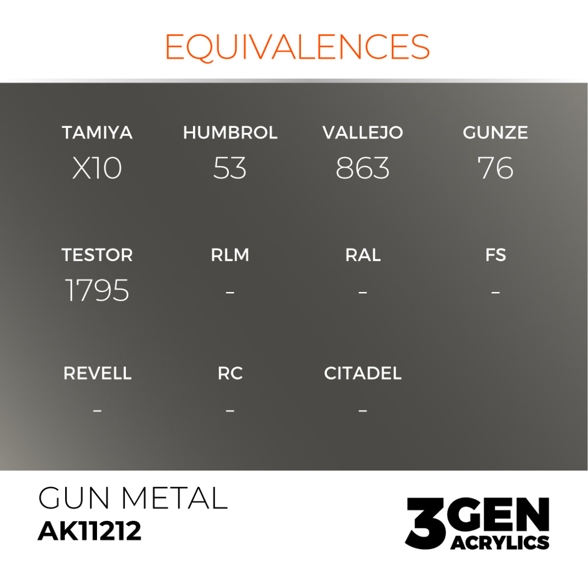 AK Interactive 3GEN Acrylic Paint, colours 147-231 (part 3/3)