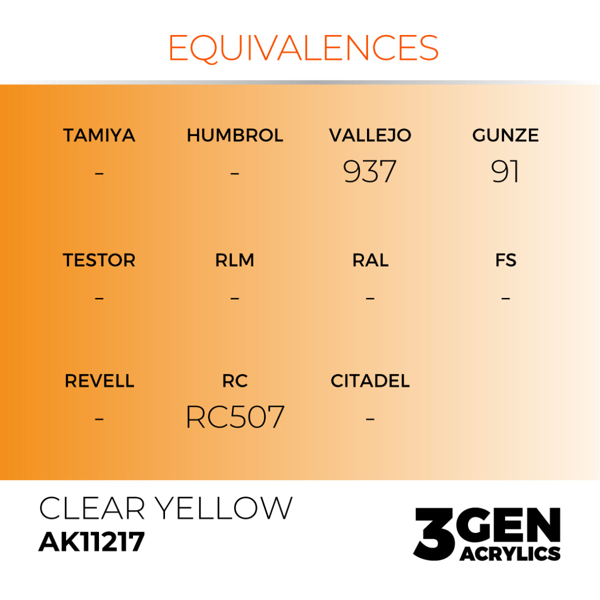 AK Interactive 3GEN Acrylic Paint, colours 147-231 (part 3/3)