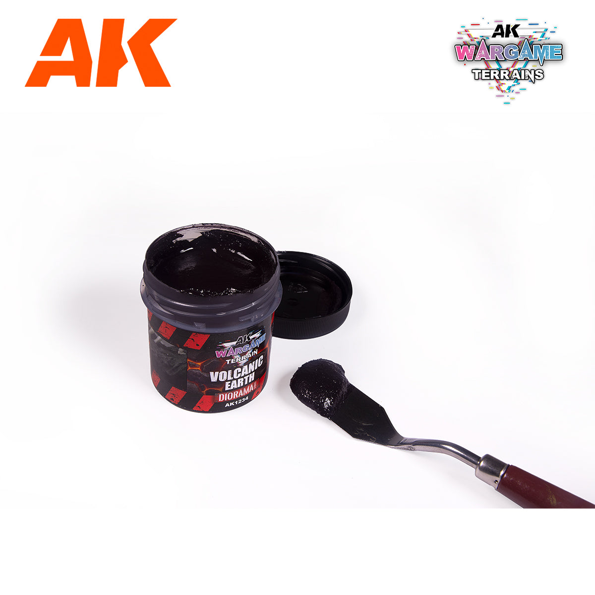 AK Interactive Diorama Wargame Terrain Bloody Land Texture, 100 ml