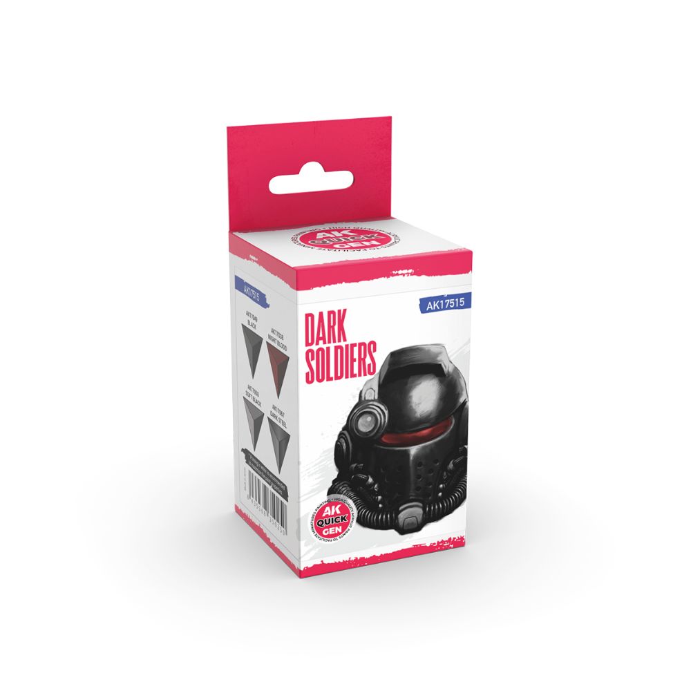 AK Interactive Dark Soldiers Quick Gen Set, 4×0.6 fl oz