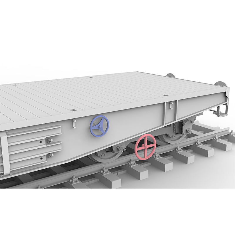 AK Interactive German Railway Schwerer Plattformwagen Type SSys Scale Model, 1:35