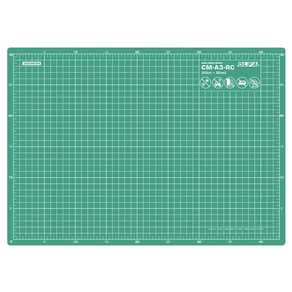 Olfa Self-Healing Double-Sided Cutting Mat, 320x450x2mm