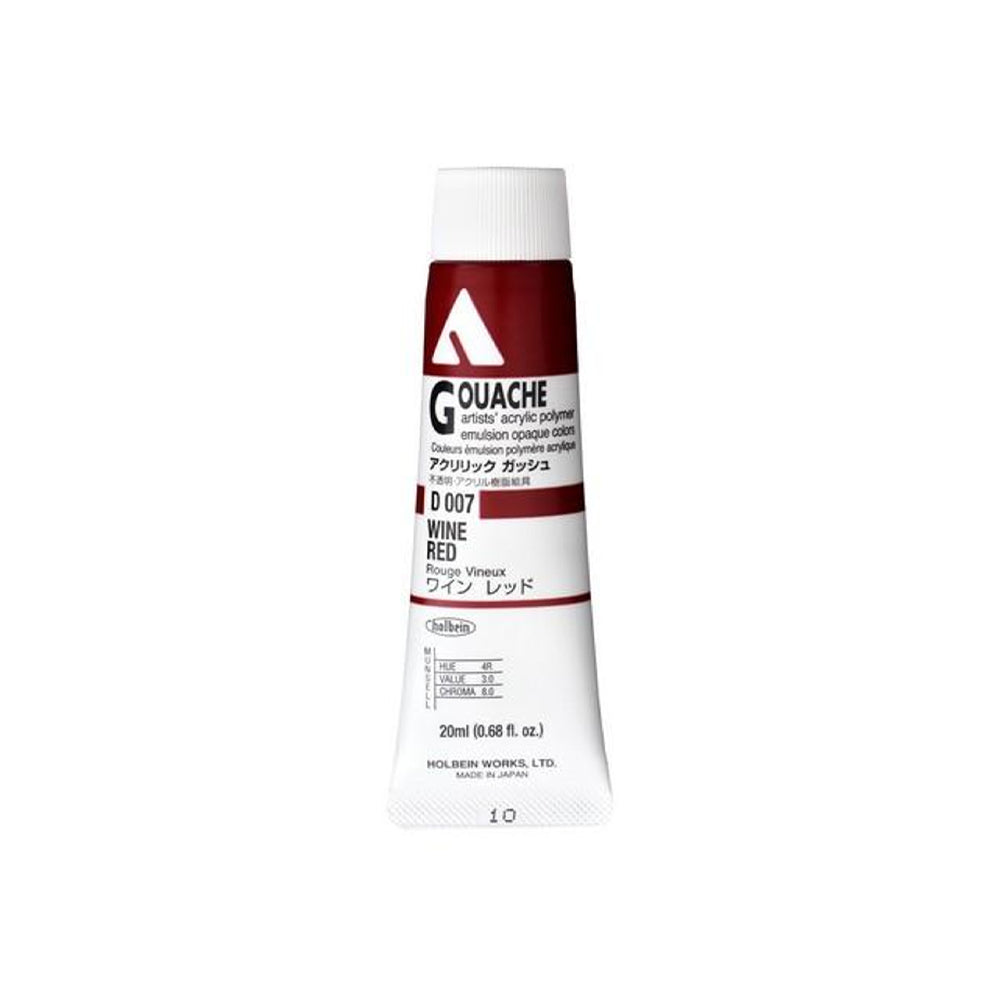 Holbein Acrylic Gouache Tubes